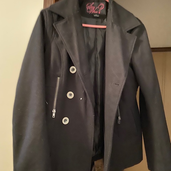 Black Pea Coat - Picture 1 of 1